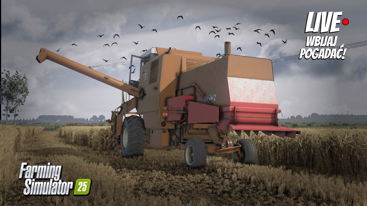 🔴LIVE!🔴🚜FS 25 Polska Wiocha❓Ciekawe Co Dziś Się Spier***i❓🤔Co Tam? Bliżej Lata☀️