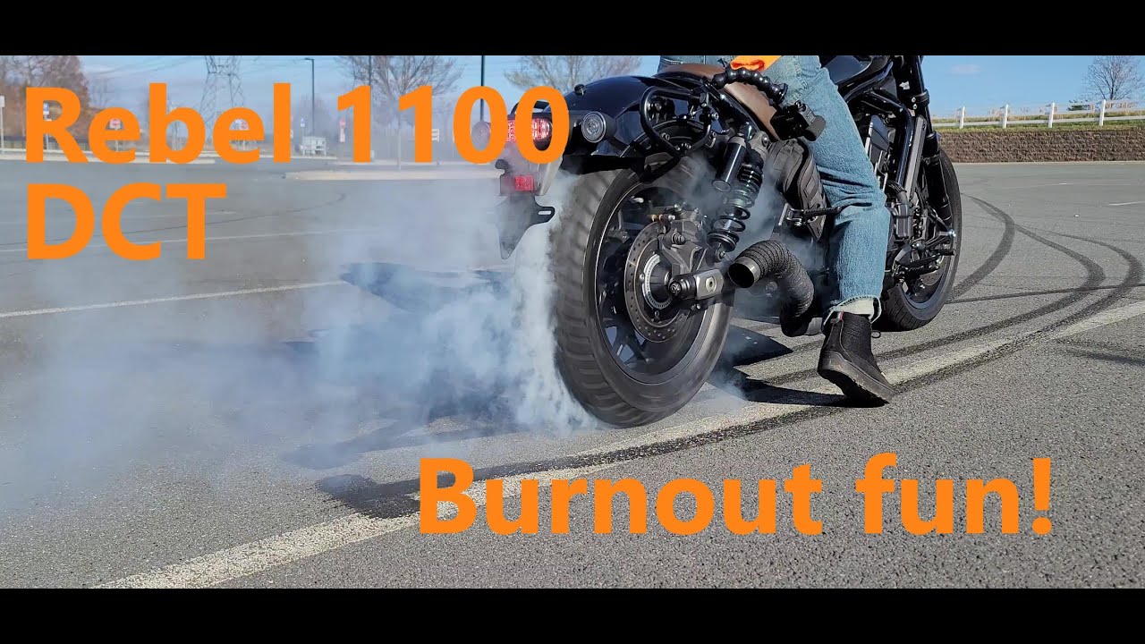 Rebel 1100 DCT Burnout!