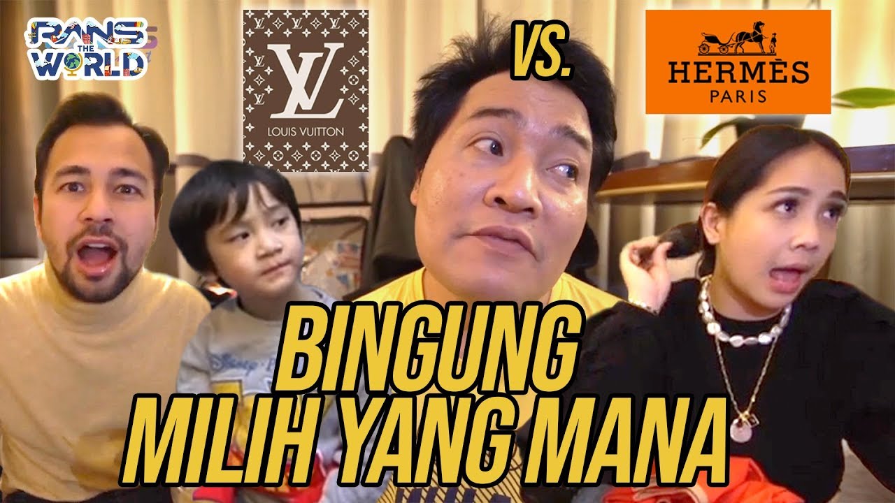 DI MADRID MERRY BINGUNG MILIH LOUIS VUITTON ATAU HERMES!!! #RANSTHEWORLD