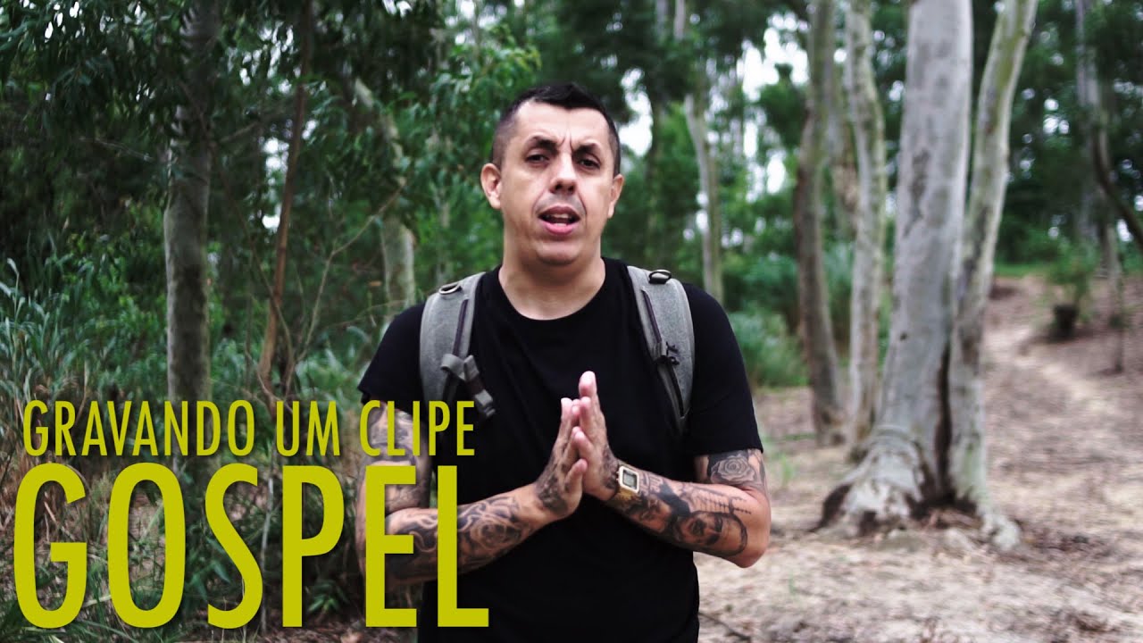 Gravando um clipe GOSPEL