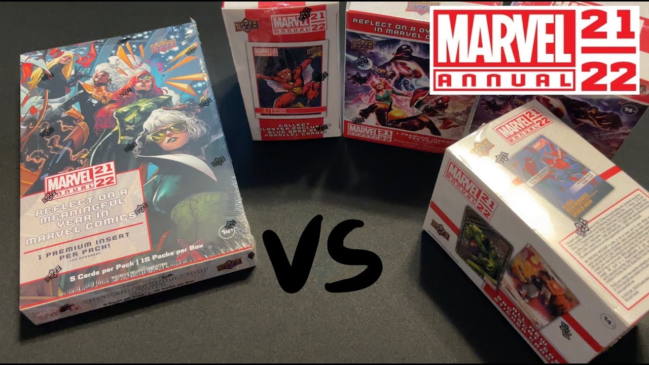 Which is better, Hobby or Retail for Marvel Annual 21|22? Opening and comparing $80 worth of each.