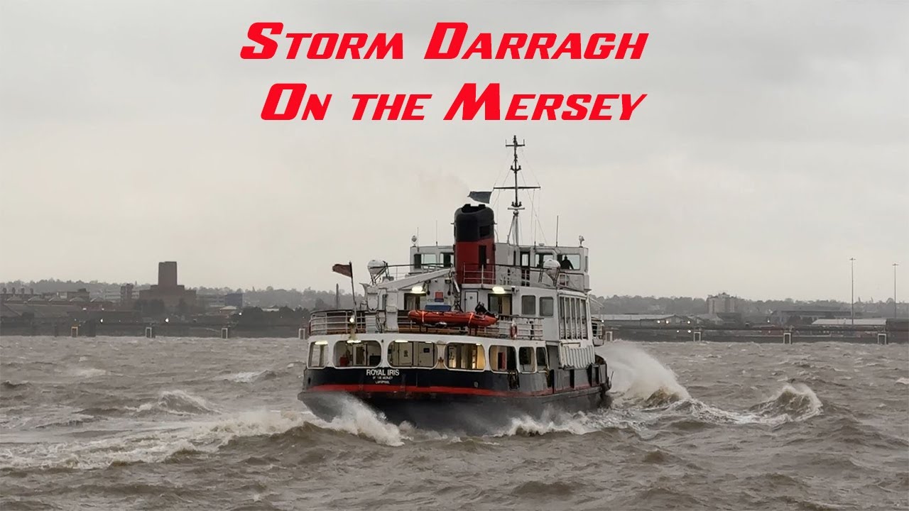 Storm Darragh on the Mersey