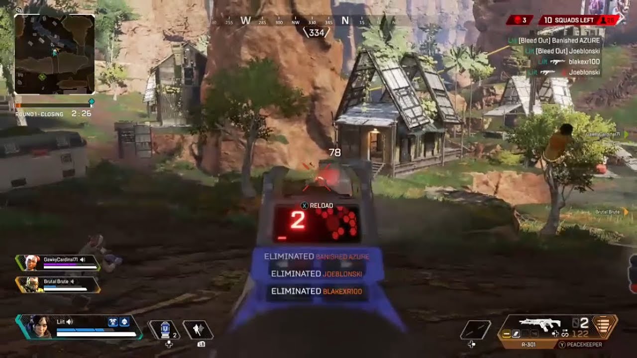 Apex Legends Squad Wipe #4 - This Gun Is a LASER 😱