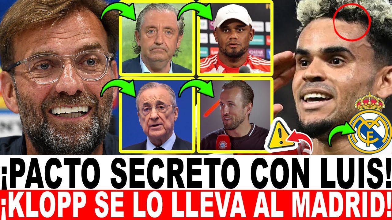 ¡BOMBAZO MUNDIAL! JÜRGEN KLOPP ROMPE EL SILENCIO Y EXIGE A LUIS DÍAZ PARA DIRIGIR AL REAL MADRID