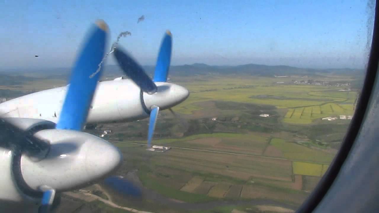 Pyongyang to Samjiyon on an Ilyushin IL-18