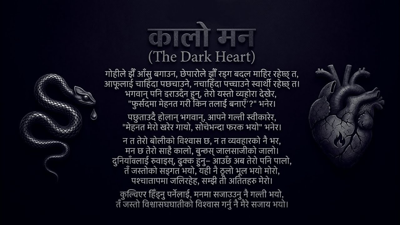 कालो मन (The Dark Heart)