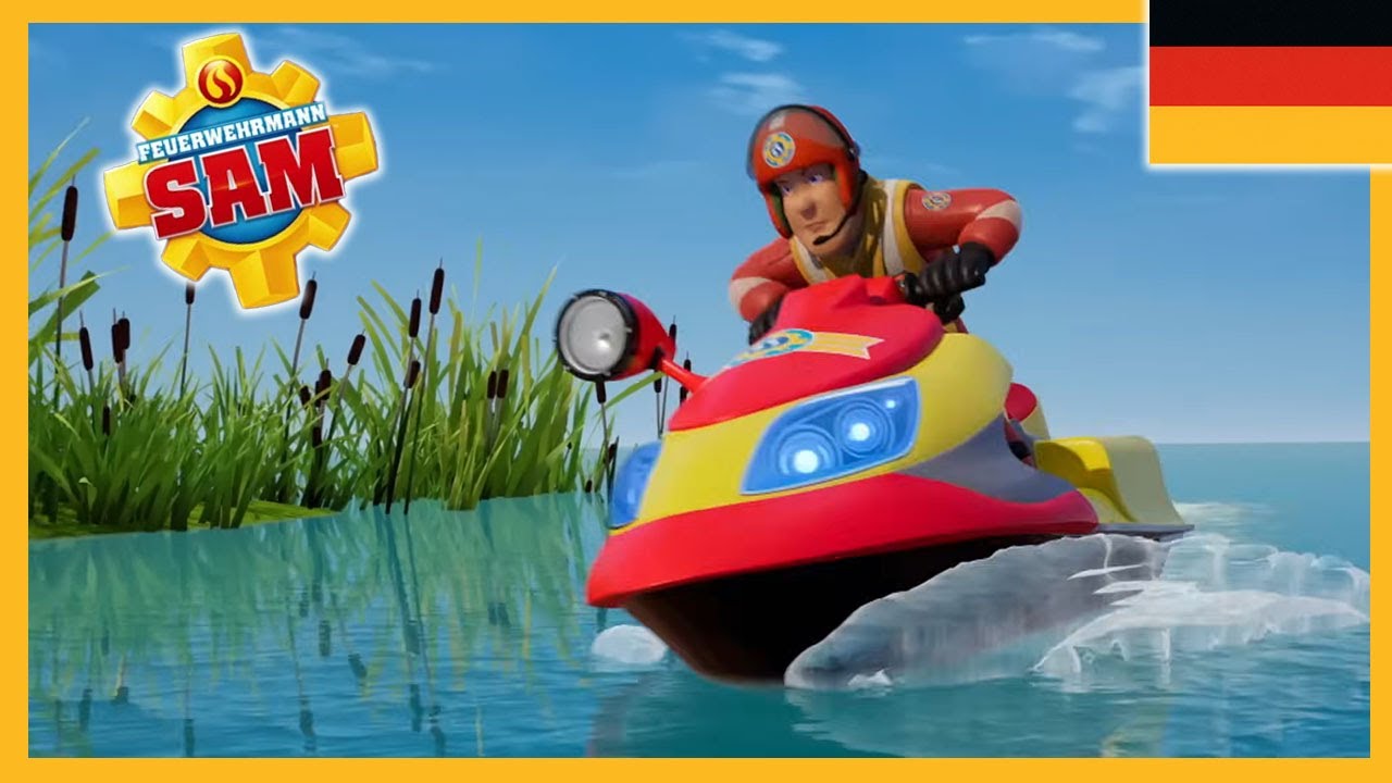 Feuerwehrmann Sam rast in einer neuen Rettungsaktion über das Wasser! 🔥