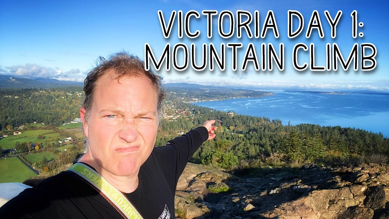 VICTORIA BC: Climbing Mt. Douglas