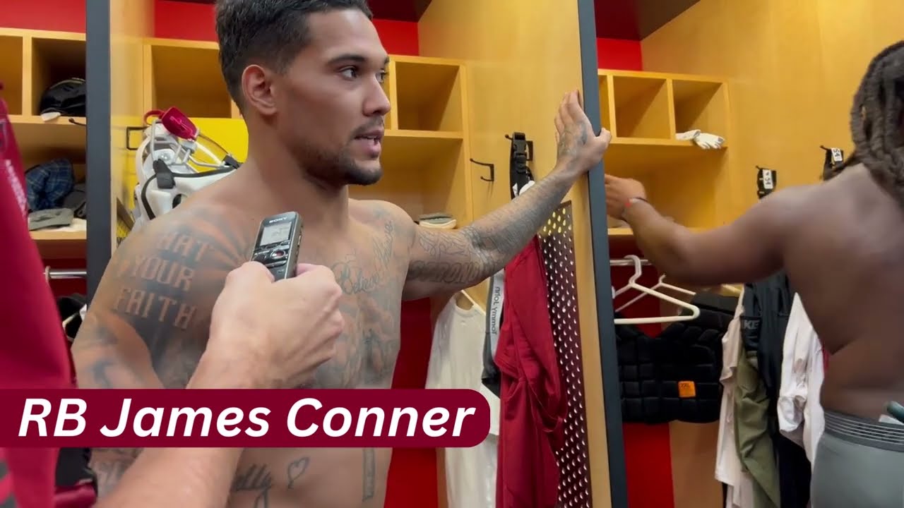 James Conner Talks Red/White Practice, Marlon Mack Addition and Catch Over Budda Baker