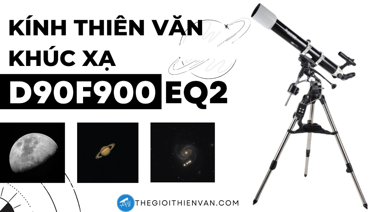 Kính thiên văn Celestron 90F900EQ Deluxe | Dễ dàng hơn khi có bộ bám nhật động