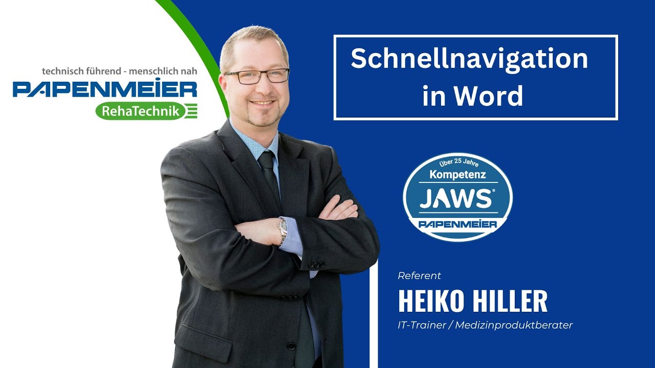 Tipps & Tricks mit JAWS: Effiziente Schnellnavigation in Word-Dokumenten