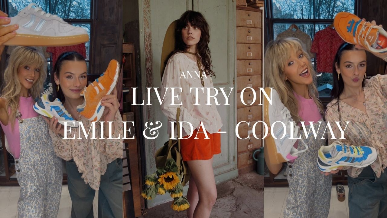 New In Emile & Ida + Coolway Trainers | Boutique Live Try On | LIVE at 5