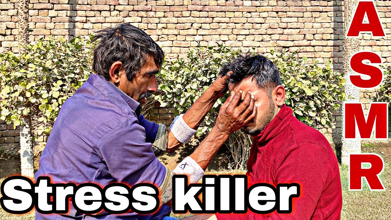 ASMR || STRESS KILLER MASSAGE BY MULLA || RELAX YOUR MIND WITH THIS ASMR || #asmr #relax #sleep