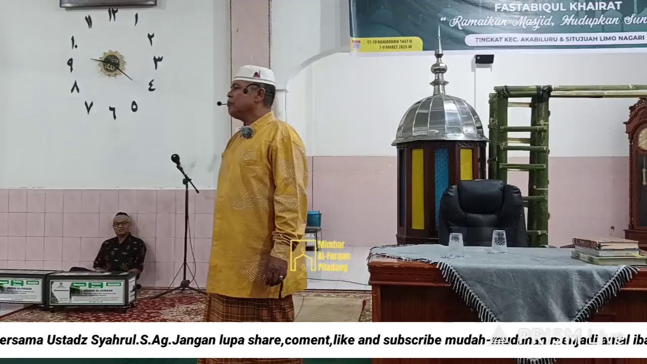 Kajian Malam Ramadhan Bersama Ustadz Syahrul.S.ag