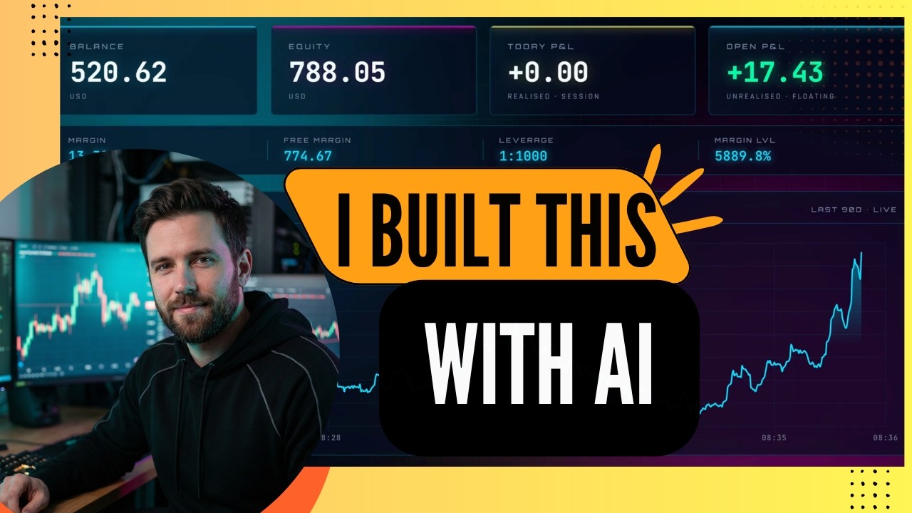 I Built a Live FOREX MT5 Analytics Dashboard With Claude Code (Step By Step) #forextrading #ai