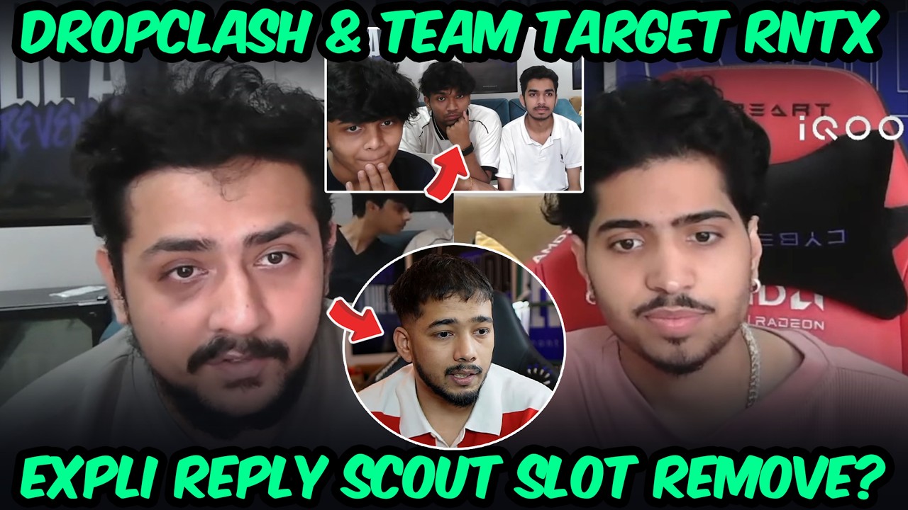 Explicit on Team Scout BMPS Slot Remove?🥵 Reply Teams Target RNTX & Droclash ft. NinjaJOD Tracegod