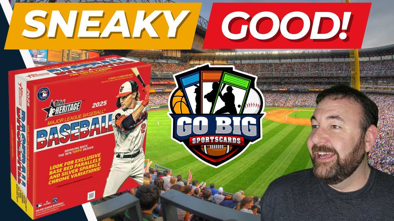 Topps Heritage 2025 Mega Box Break! Rookies, Chrome, and Crazy Inserts!