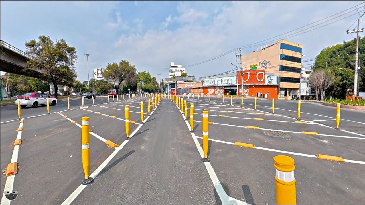 Recorrido Completo Ciclovía Tlalpan de Av Renato Leduc  a chabacano 2025