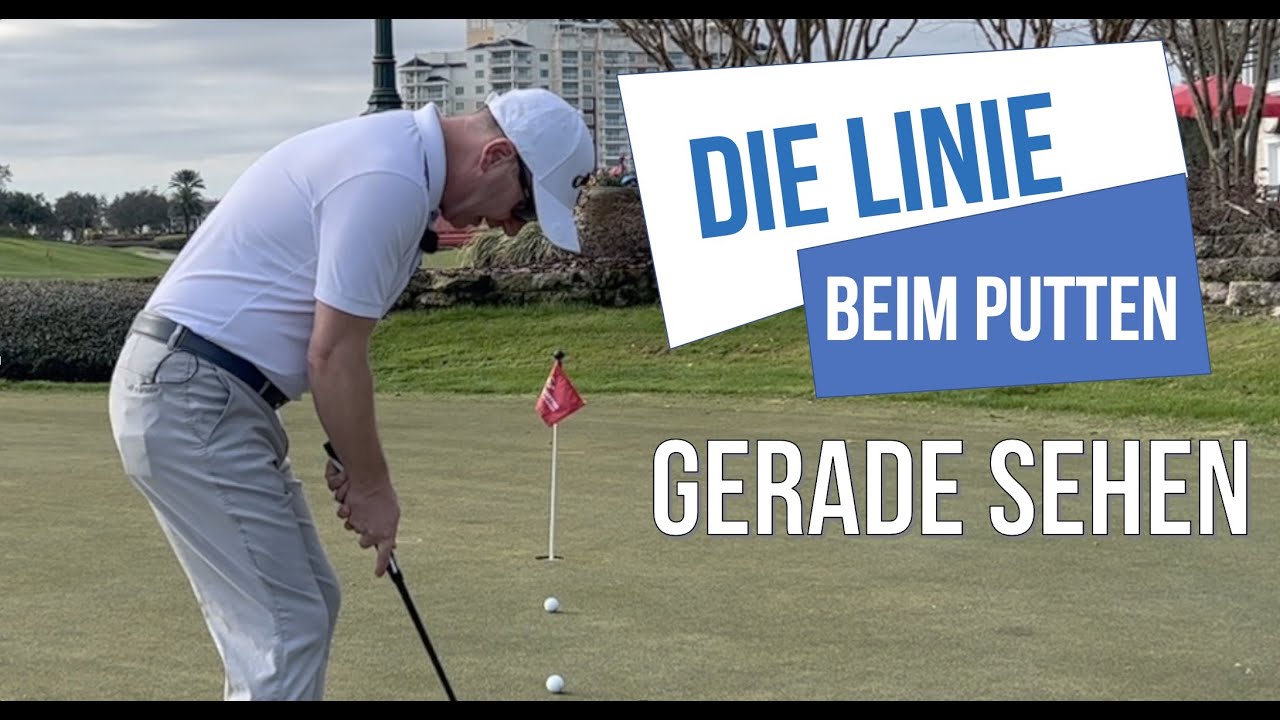 Putten - Die Putt-Linie gerade sehen