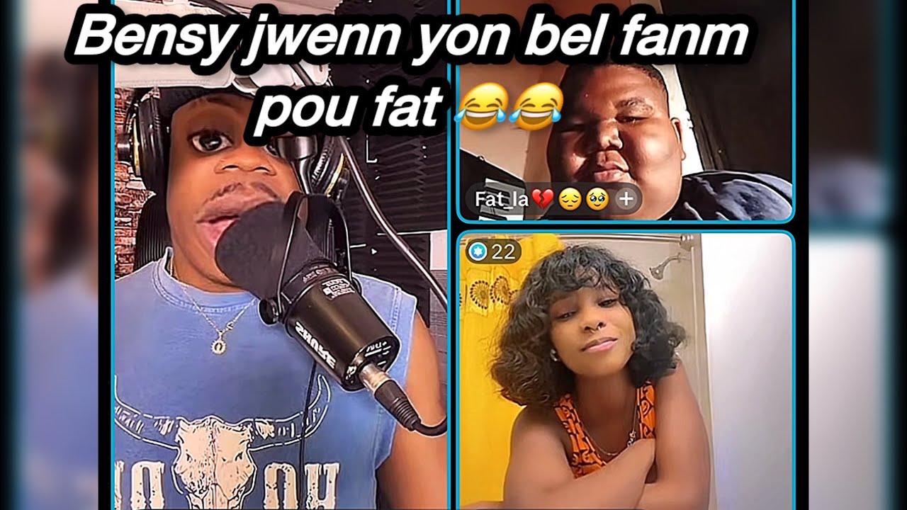 😂 Bensy jwenn yon bel ti fanm pou fat 😂😂 Bensy tou marye yo - men zen vinn ri