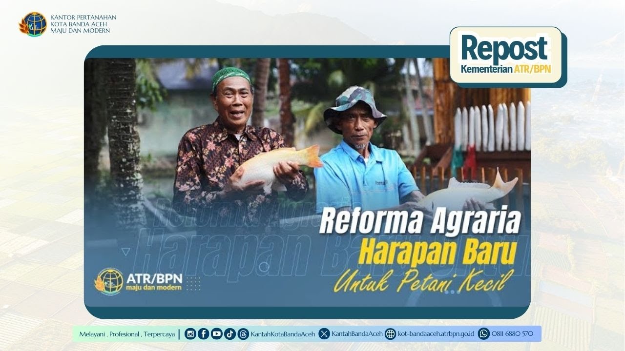 REFORMA AGRARIA HARAPAN BARU UNTUK PETANI KECIL