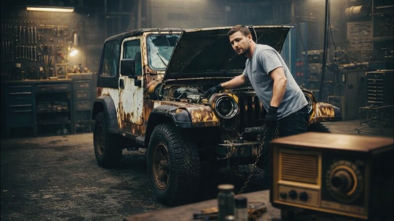 ULTIMATE ASMR JEEP WRANGLER RESTORATION | Abandoned 100-Day Transformation (From Rust to Showroom)