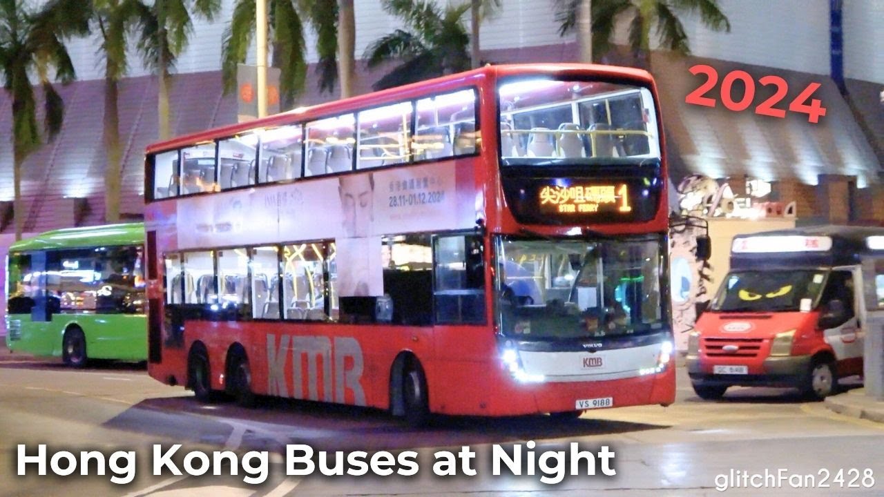 Night Bus Spotting Action, Hong Kong 2024
