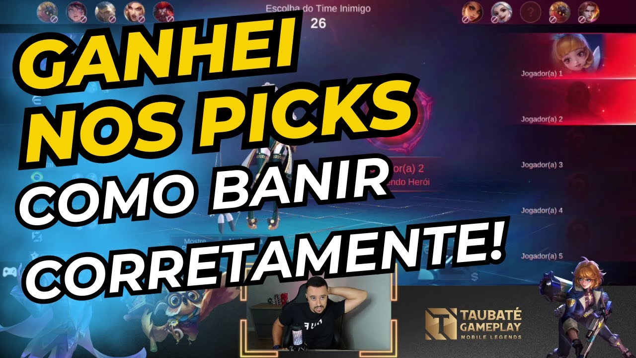 COMO VENCER NOS PICKS E BANS DO MOBILE LEGENDS - DICAS
