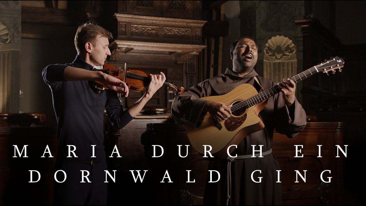 Maria durch ein Dornwald ging cover | Pater Sandesh Manuel  | ft. Ilia Cohen (Geige)