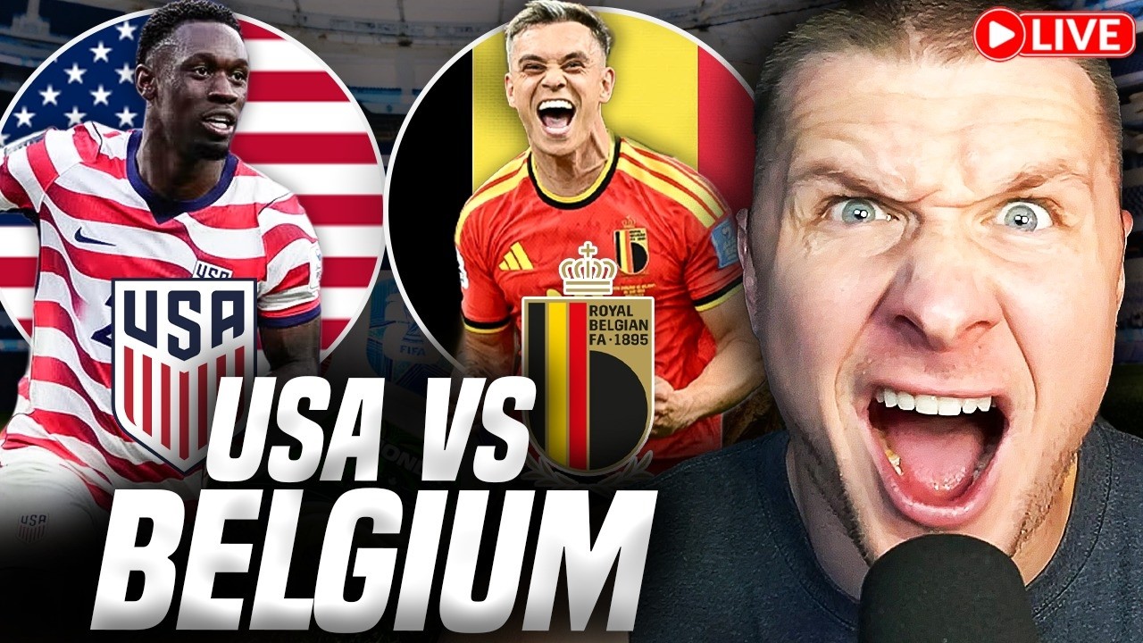 USA VS BELGIUM LIVESTREAM WATCH PARTY!! 2026 FIFA WORLD CUP