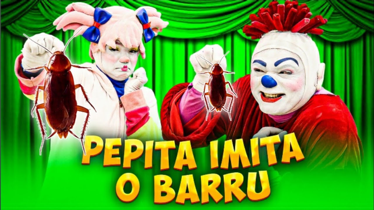 PEPITA IMITANDO BARRU NO PARQUE | Turma da Pakaraka