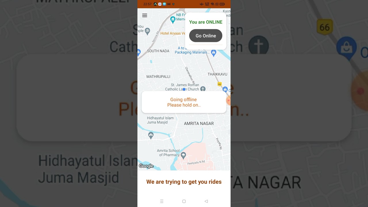 ASTC Driver App - Accessing location with ONLINE status