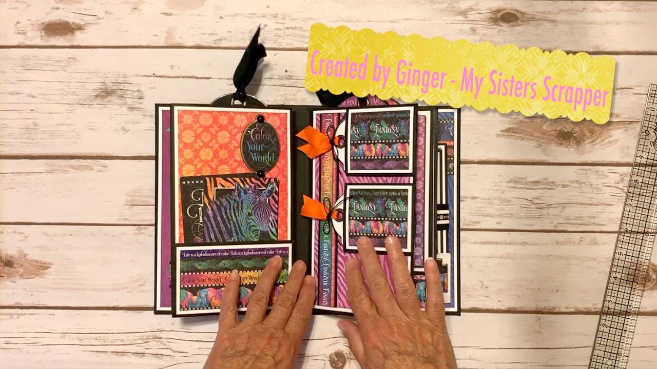 G45 Kaleidoscope Paper Bag Mini Album