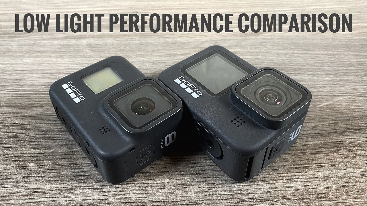 GoPro Hero 9 Black vs. Hero 8 Black Low Light Comparison