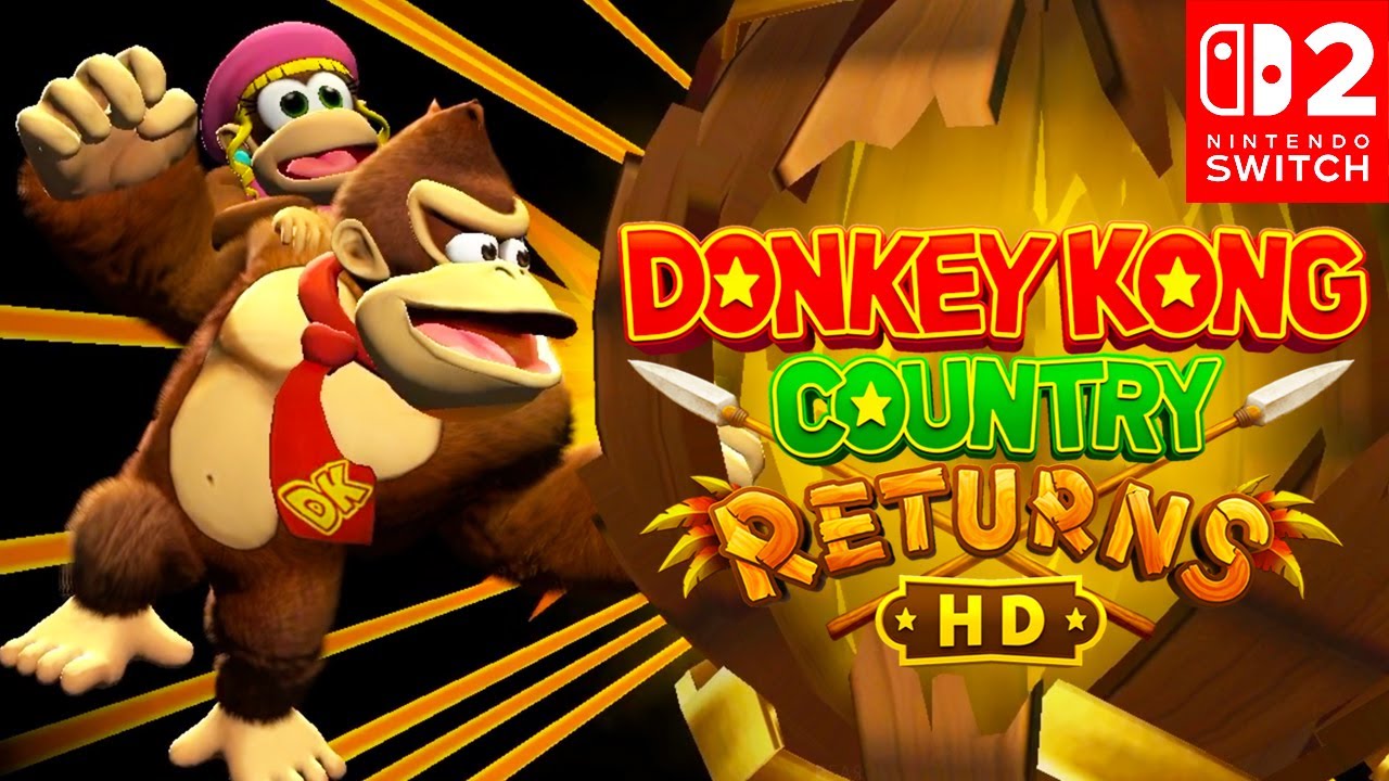 Donkey Kong Country Returns HD (Switch 2) - FULL GAME with Dixie Kong