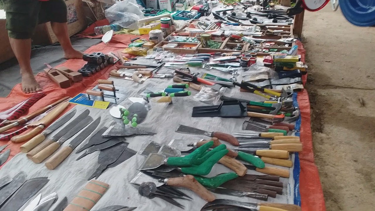 Pasar Randangan. Beli Parang Super Tajam.