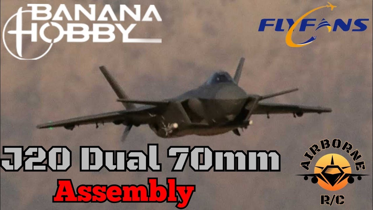 FlyFans J20 Dual 70mm Assembly from Banana Hobby