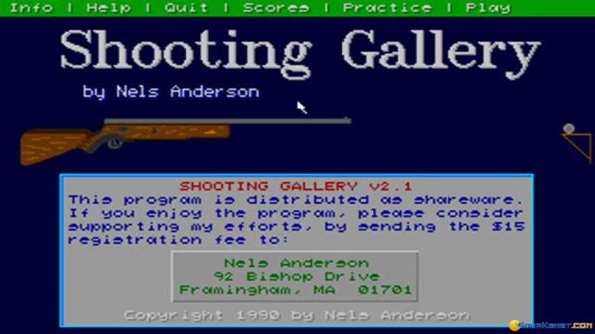 Shooting Gallery gameplay (PC Game, 1990)