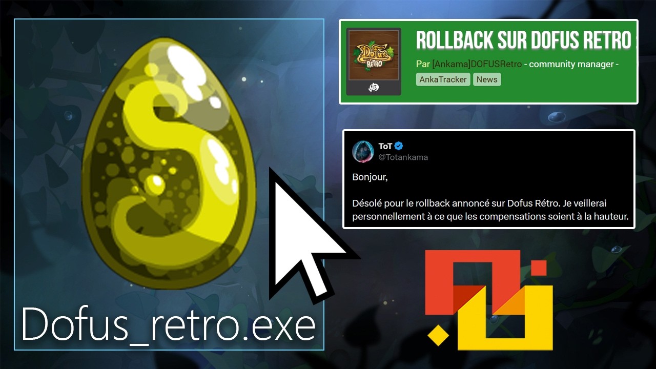 DOFUS RETRO : ROLLBACK & NOUVEAUX SERVEURS SAISONNIERS