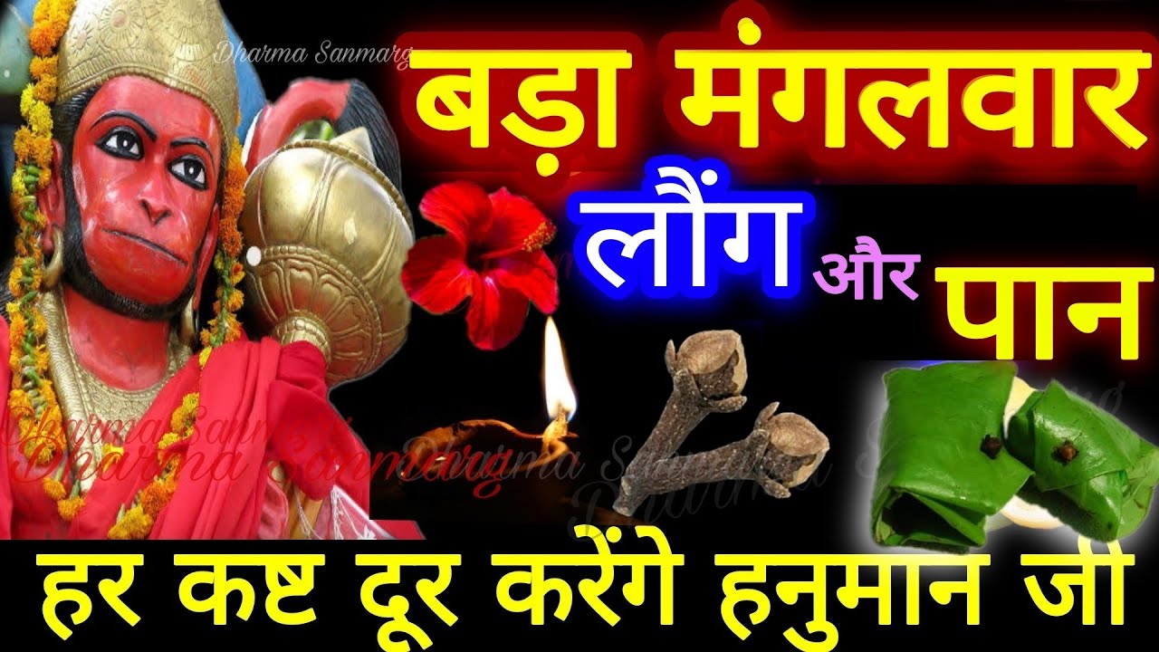 मंगलवार के दिन बस लौंग और पान हर कष्ट दूर करेंगे हनुमान जी,मिलेगी दुखों,कर्जो और कष्टों से मुक्त