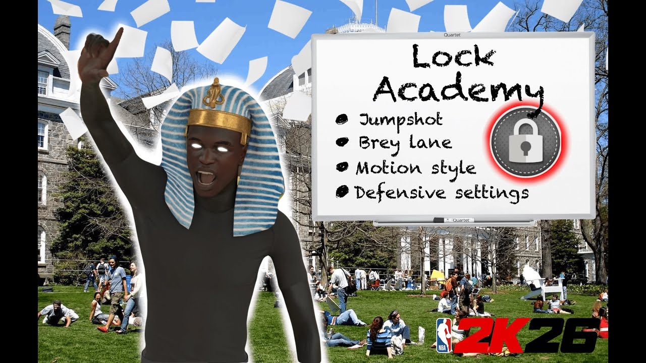 NBA 2K26 LOCK ACADEMY - BEST BUILD + BEST MOTION STYLE + BEST JUMPSHOT FOR LOCKS in NBA 2K26!