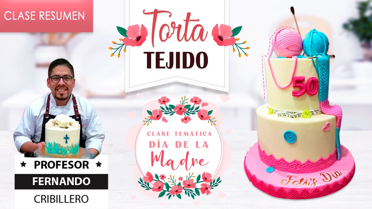 Torta Tejido por el Día de la Madre