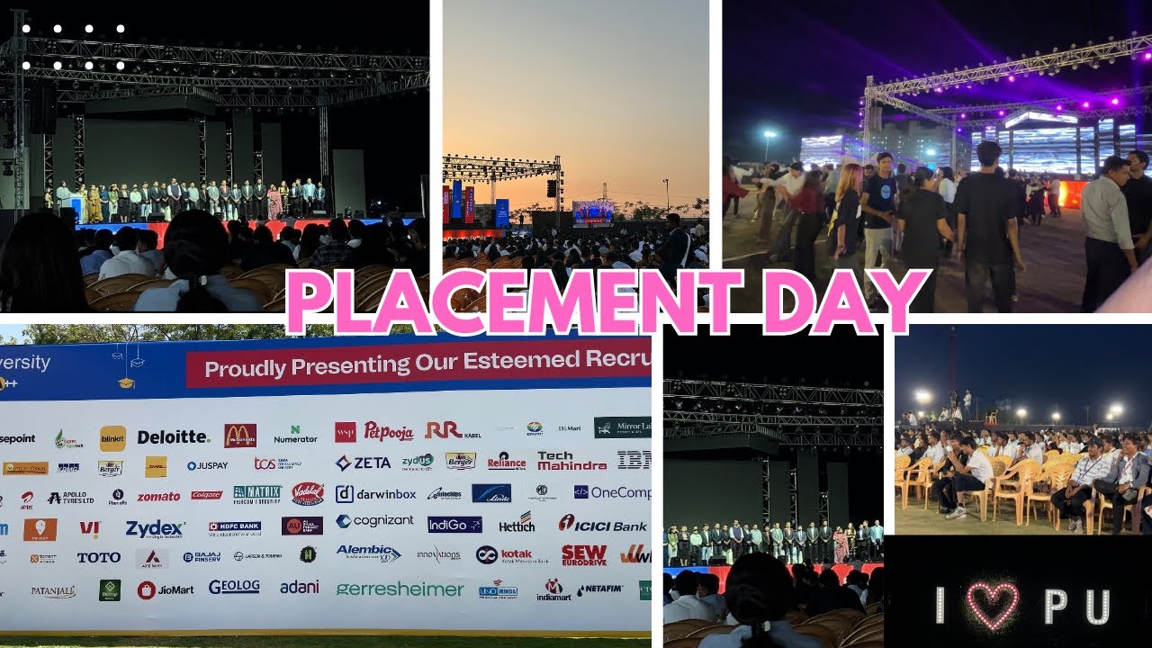PLACEMENT DAY || Parul university vlog || @ParulUniversity || Highest package 27 LPA ??