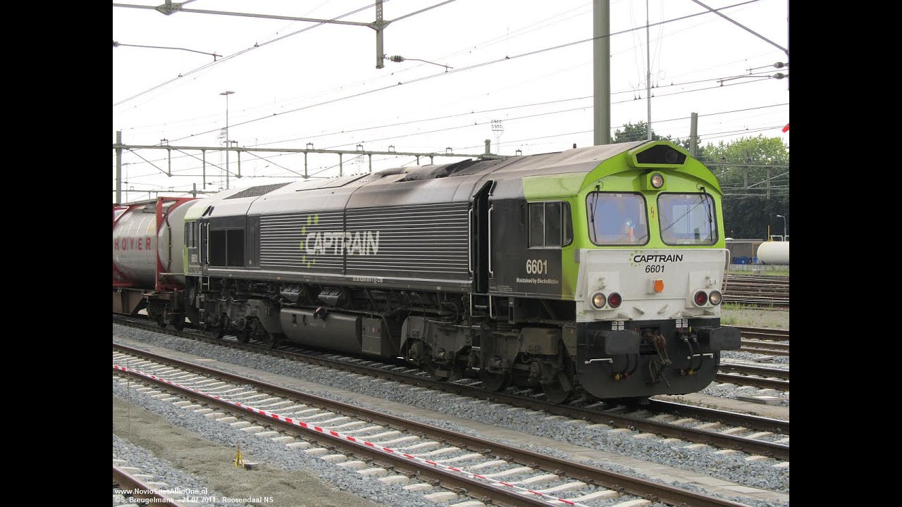 Awesome Class 66 engine start & departing sounds!