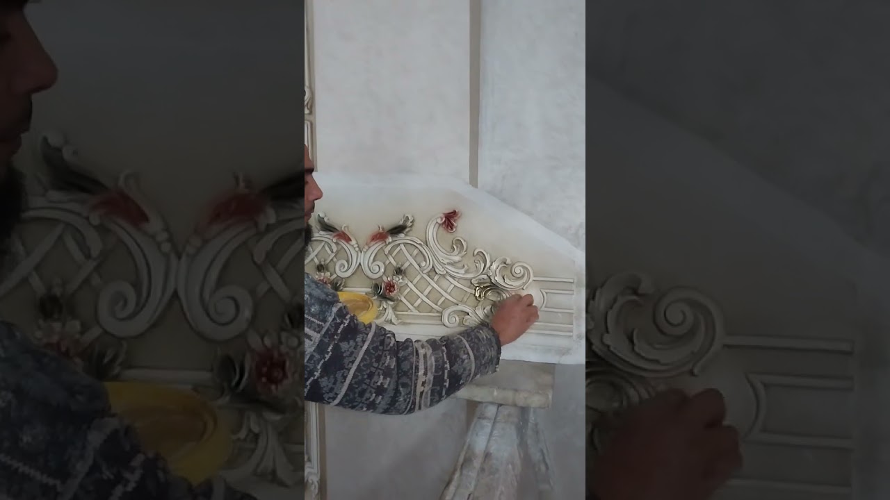 الحمد لله فيديو مبسط لطريقه الشغل الباتين ولزق المذهب والشغل الاكسديه