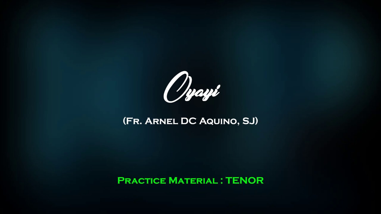 Oyayi | Tenor