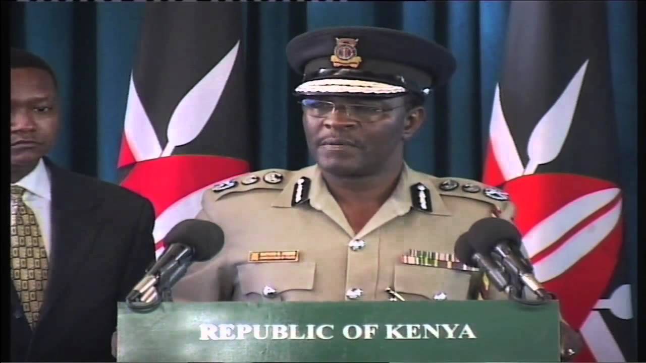 ALFRED MUTUA: JOINT PRESS BRIEFING WITH POLICE COMMISSIONER MATHEW ITEERE