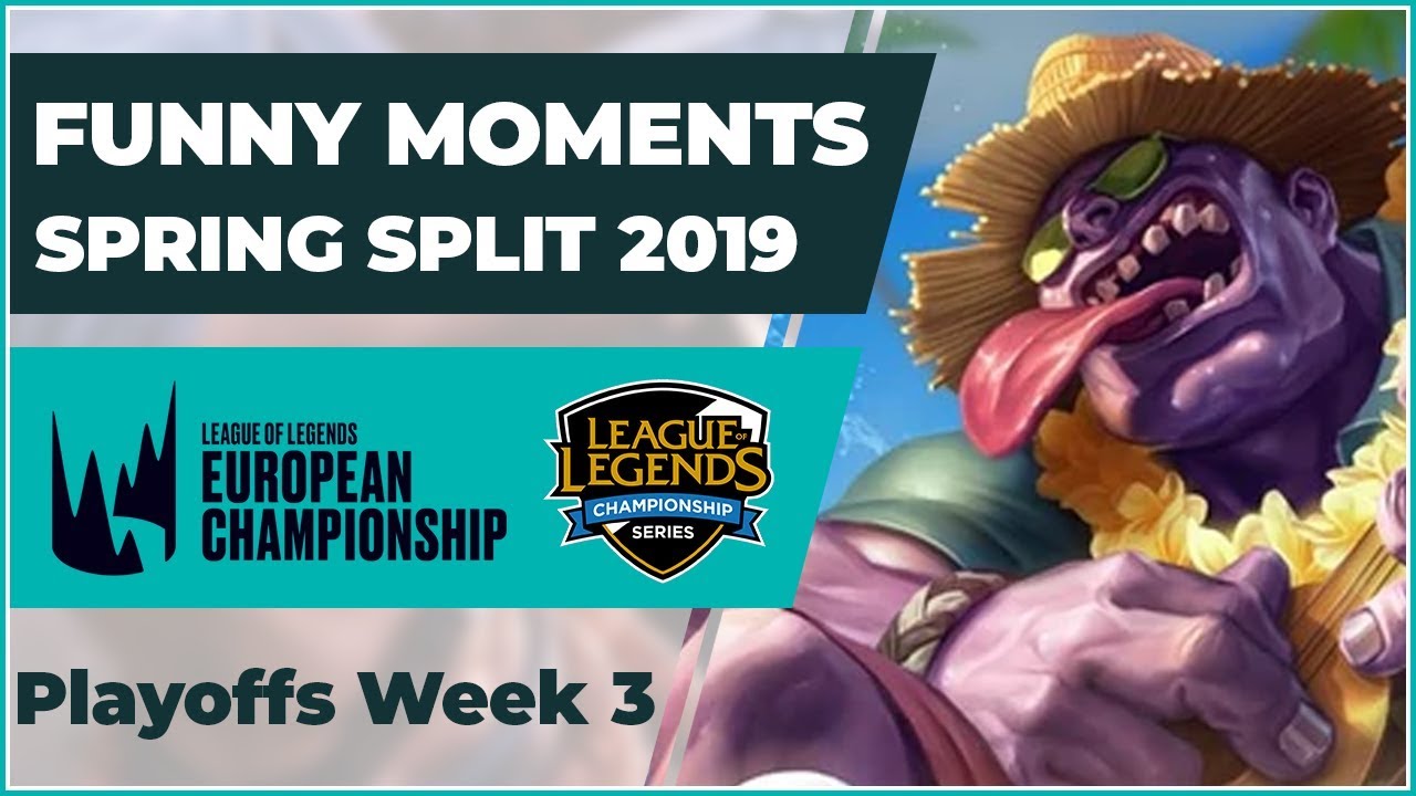 Funny Moments LCS & LEC - Playoffs Finals: Spring Split 2019