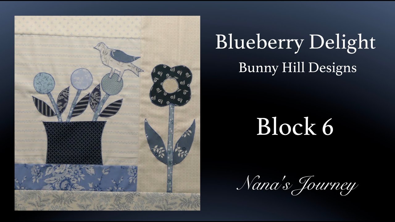 Черничное наслаждение от Bunny Hill Designs, блок 6