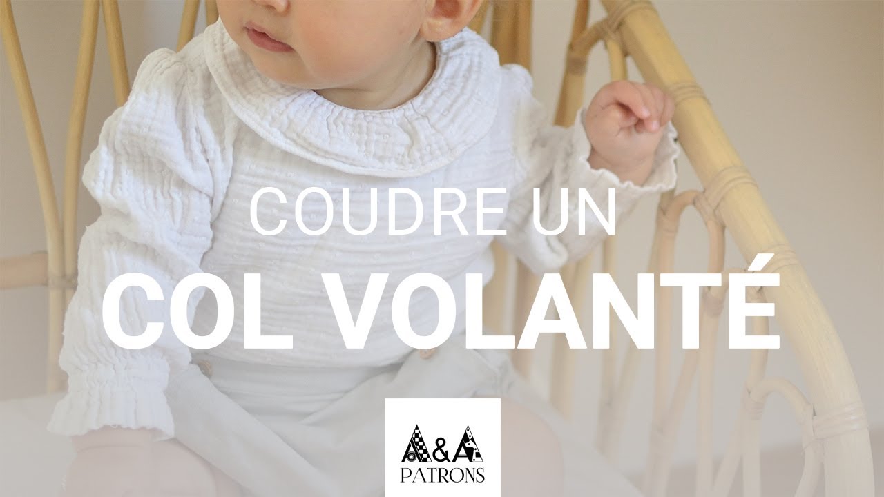 Tuto Couture / Coudre un col volanté facilement